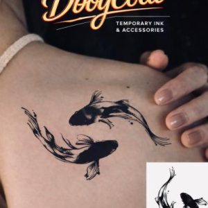 Yin Yang Koi Fish Tattoo